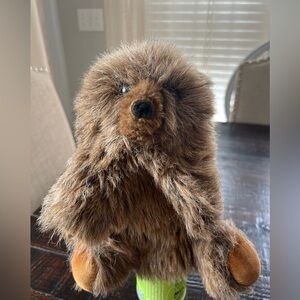 Vintage Folkmanis Furry Folk Bear Hand Puppet Wildlife Animals Plush